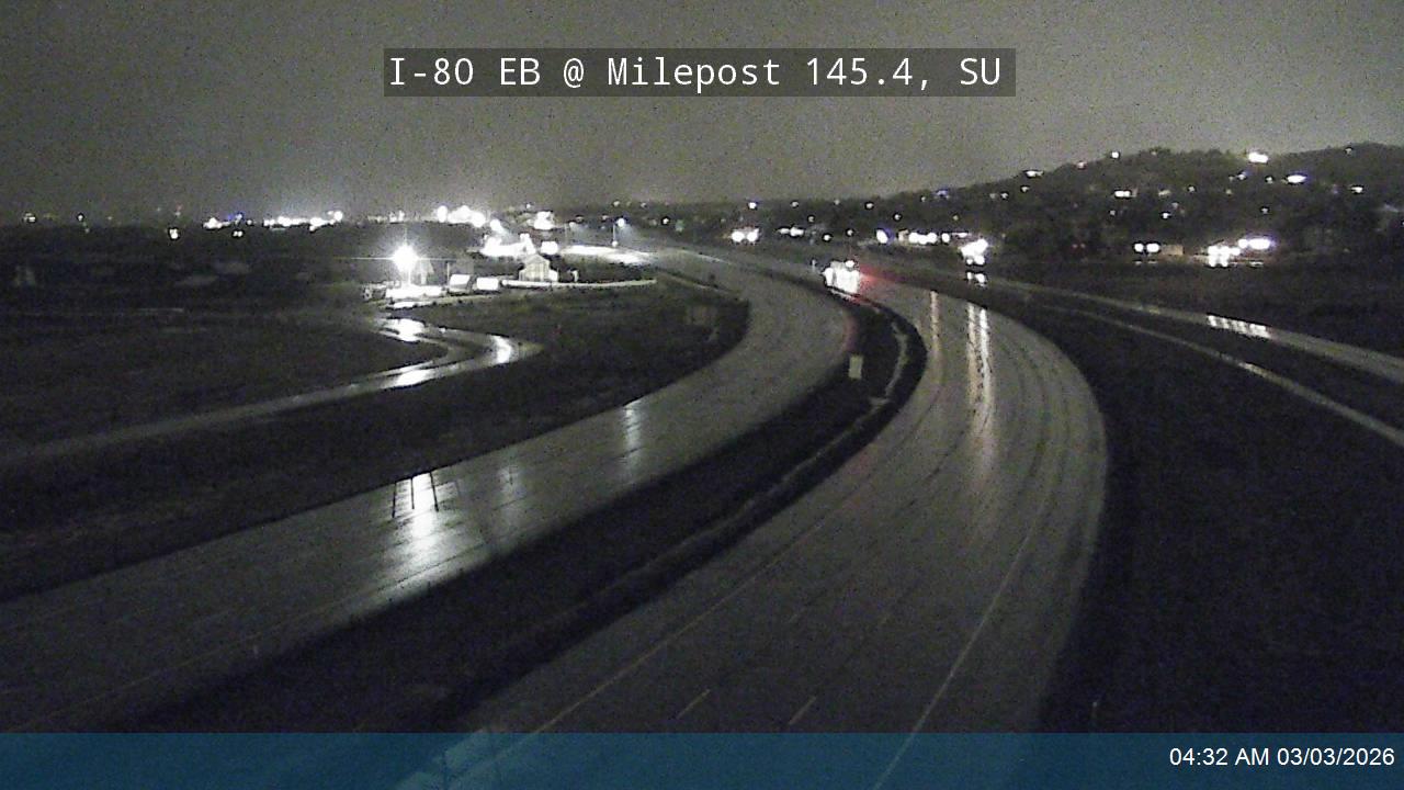 I-80 EB @ West of US-40/ MP 145.4, SU