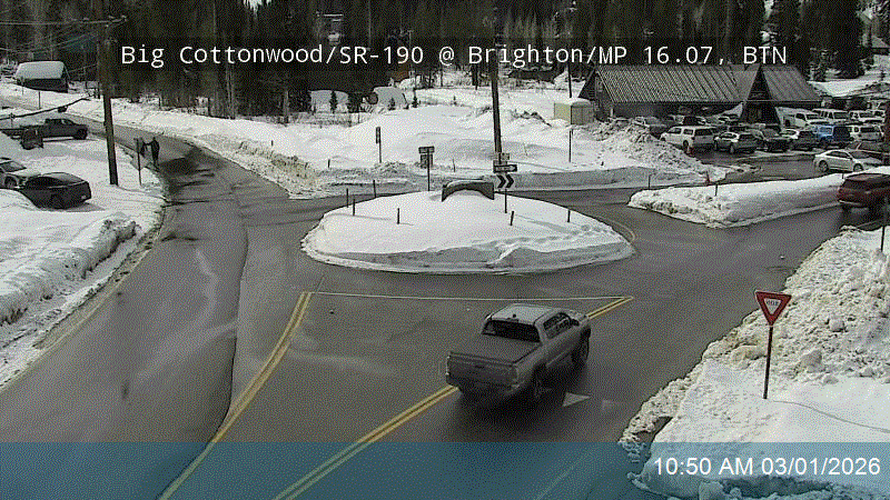 Big Cottonwood Canyon Rd / SR-190 @ Brighton / MP 16.07, BTN