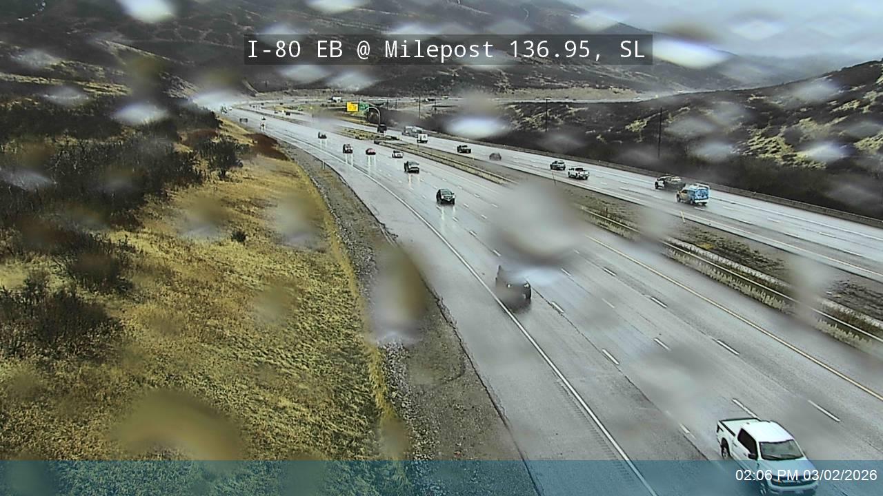 I-80 Parleys Canyon EB @ Milepost 136.95, SL