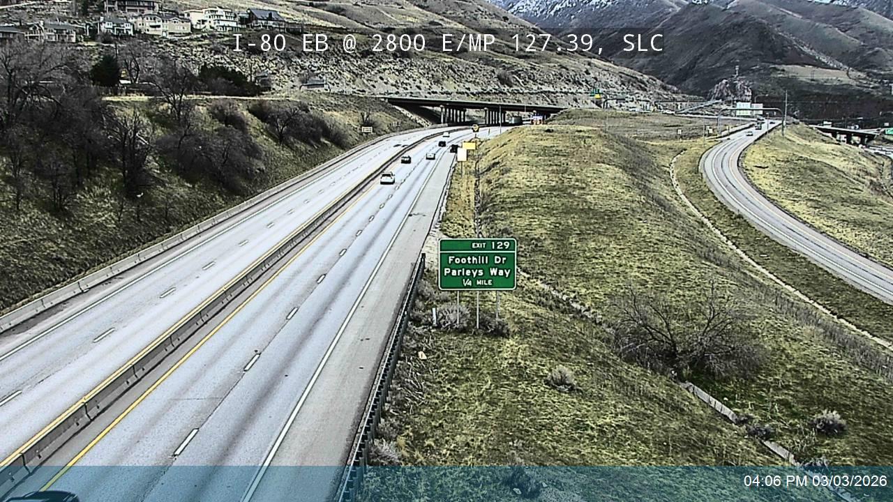 I-80 EB @ 2800 E/ MP 127.39, SL